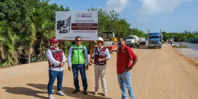 Mara Lezama carretera Cancún-Isla Blanca