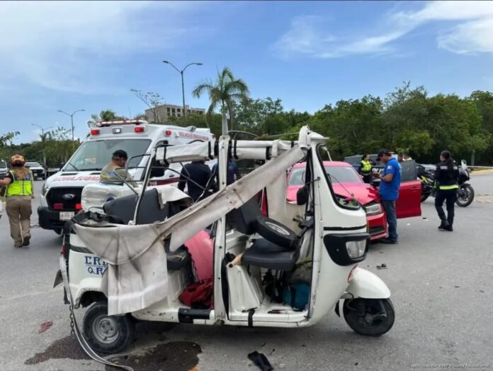 Accidente Mototaxi Playa
