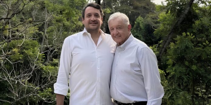 Andy López Beltrán y AMLO