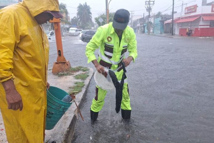 Clima lluvioso Quintana Roo