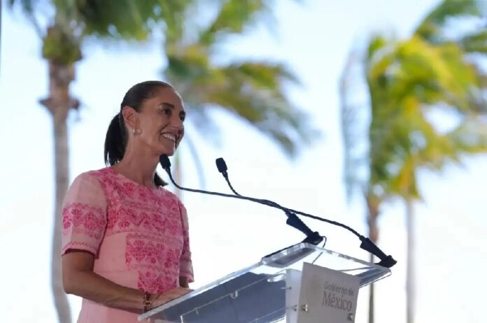 Claudia Sheinbaum en Cancún
