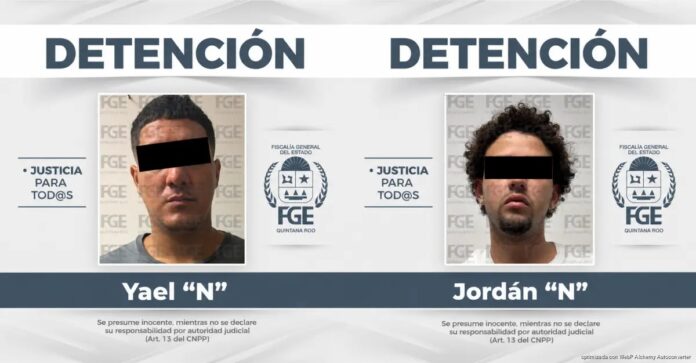 Detenidos por homicidio en Cancún
