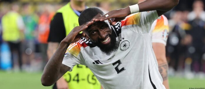 Antonio Rüdiger con la selección de Alemania