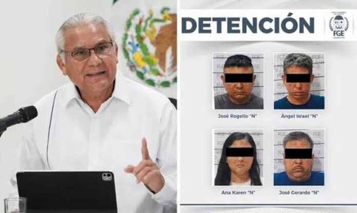 Policías detenidos en Chetumal