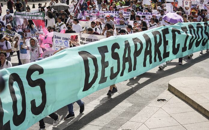 Protesta por desaparecidos