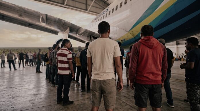 Repatriados en aeropuerto