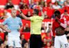 VAR admite error en el gol de Haaland que dio el triunfo al Manchester City ante el United Haaland y Enzo Fernández