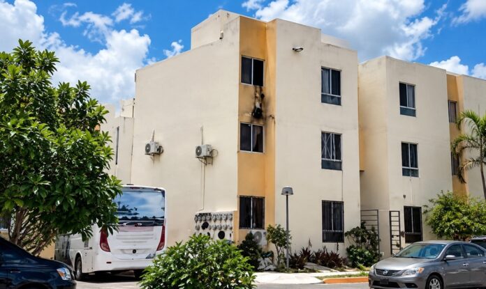 Hombre caída Cielo Nuevo Cancún