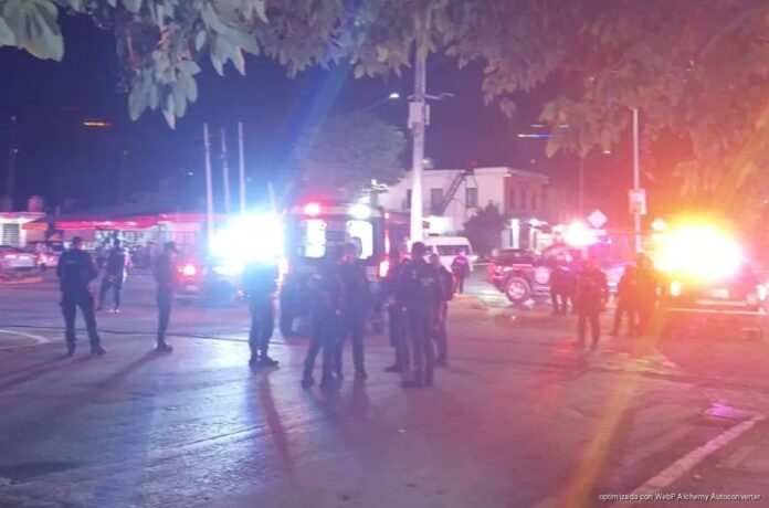 Intervención policial Playa del Carmen