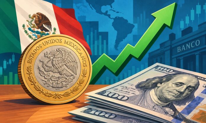 Cotización del peso mexicano