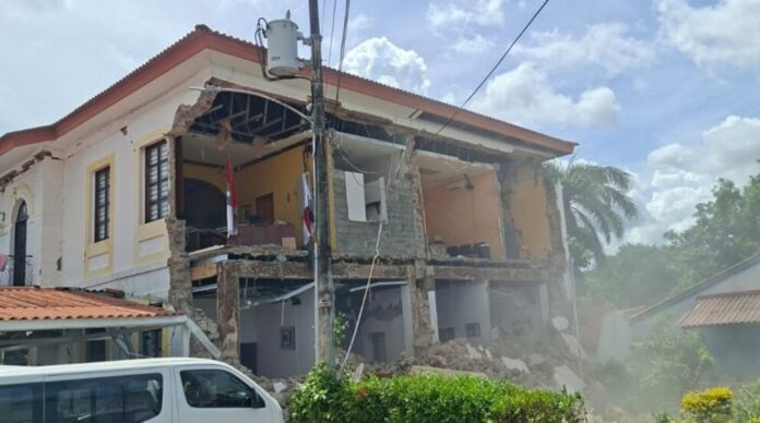 Terremoto daños en Panamá