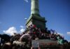 Estudiantes toman la Bastilla en París entre protestas políticas y fuerte despliegue policial Protesta estudiantil en París
