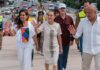 Sheinbaum y Mara Lezama supervisan obra vial de 484 millones de pesos en Cancún Sheinbaum Mara Lezama obra vial