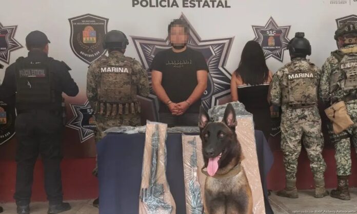 detención armas drogas Mahahual
