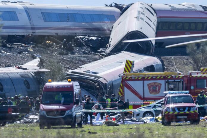 Colisión ferroviaria en Toledo
