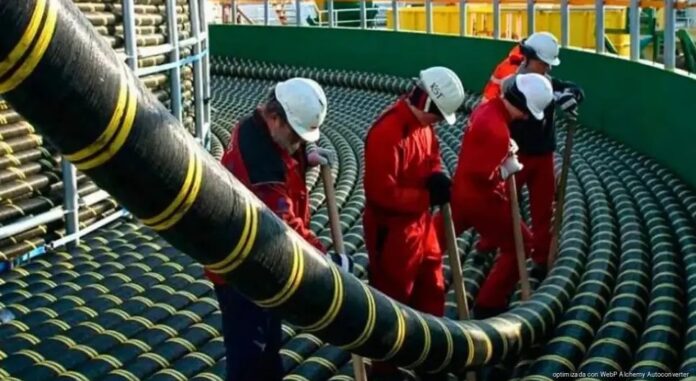 Instalación Cable submarino Cozumel