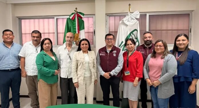 Blanca Merari con IMSS
