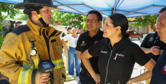 Bomberos capacitación emergencias Playa del Carmen