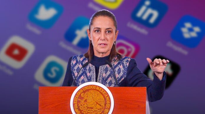 Sheinbaum regulación de redes